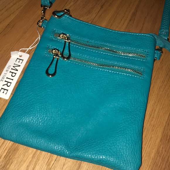 Blue empire New York crossbody bag - Picture 2 of 4